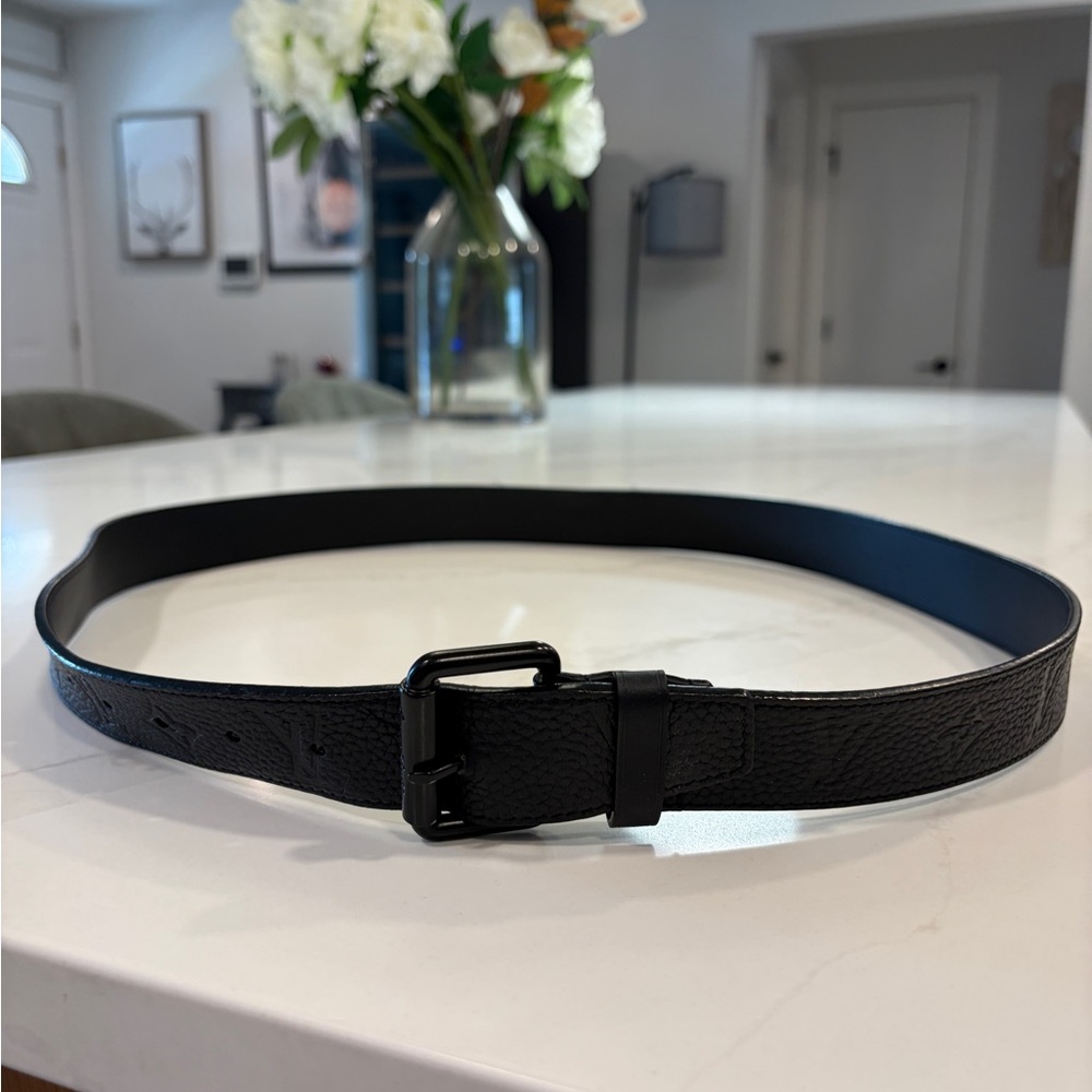 Louis Vuitton Black Men's Belt XXL